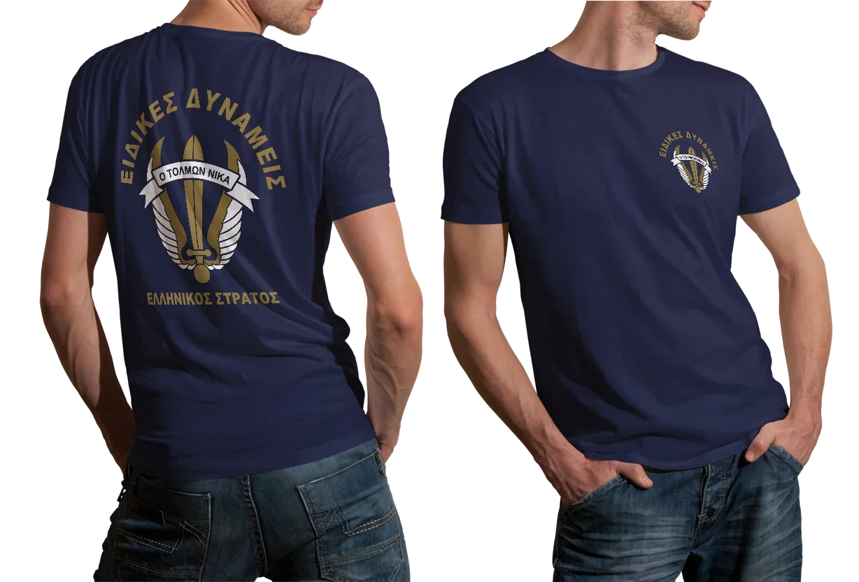 Hellenic Army Greek Special Forces 1st Paratroopers Brigade Raider T Shirt New 100% Cotton Short Sleeve O-Neck Mens T-shirt