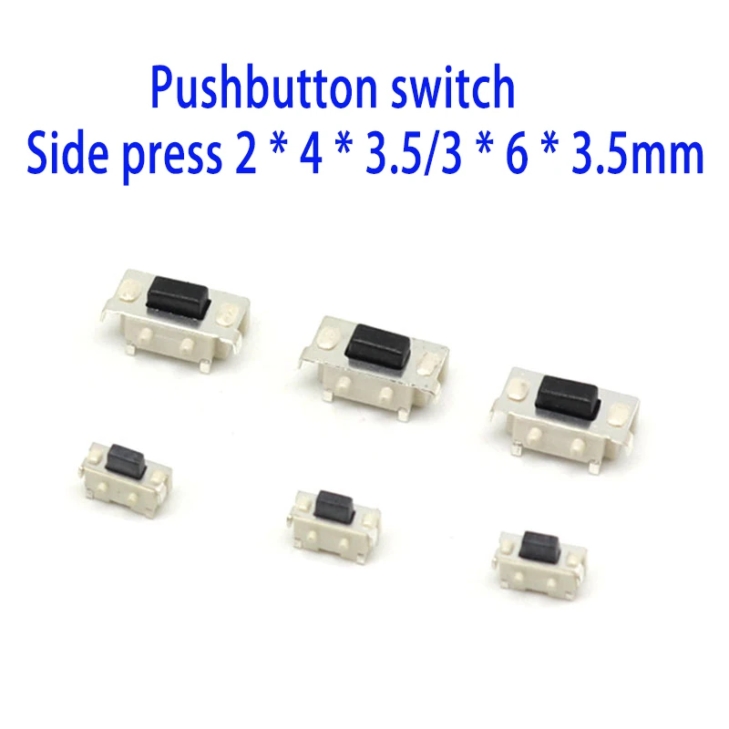 10pcs 2x4 2*4*3.5mm 3x6x3.5 3 * 6 * 3.5 SMT MP3 MP4 MP5 Tablet Power Button Touch Switch Repair Parts Touch Switch/micro Button