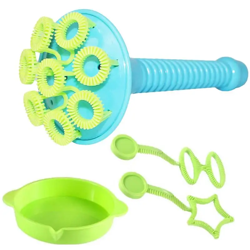 Engraçado Bubble Wand Fazendo Brinquedos para Crianças, Mini Bubble Maker, Trompete divertido ao ar livre, Vara para crianças