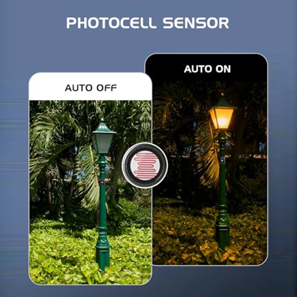Automatic Light Sensor Dusk To Dawn Sensor Energy Efficient Lighting for UL Listed Safety 300W Incandescent Support
