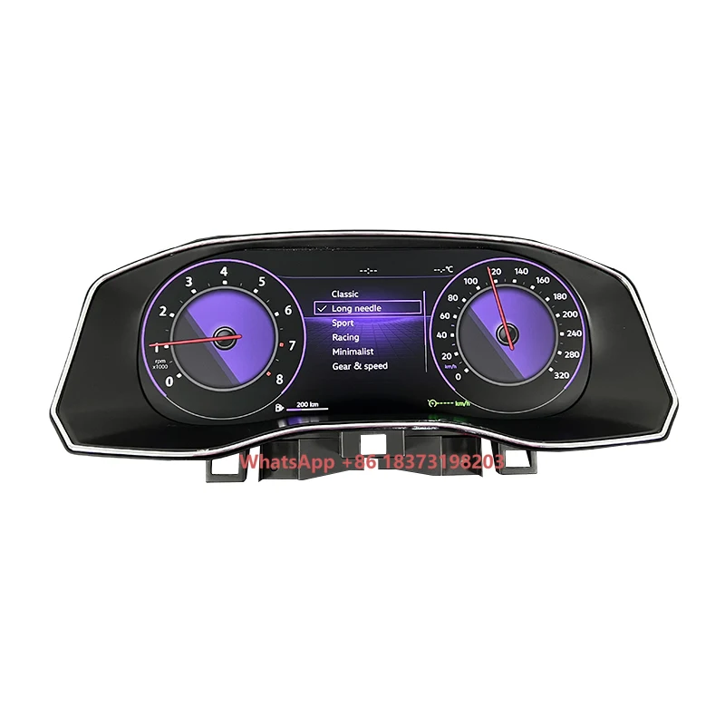 

New Arrival 1920*720 Car Digital Dashboard High Definition Dash Panel Board Multi-functional LCD Instrument Board