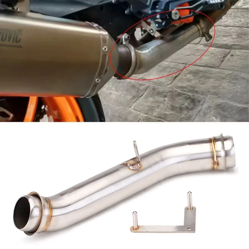 

For KTM Superduke 1290 R 14-16 1290 Super Duke R Escape Motorcycle Exhaust System Muffler Link Pipe 60MM Slip-On Connecting Pipe