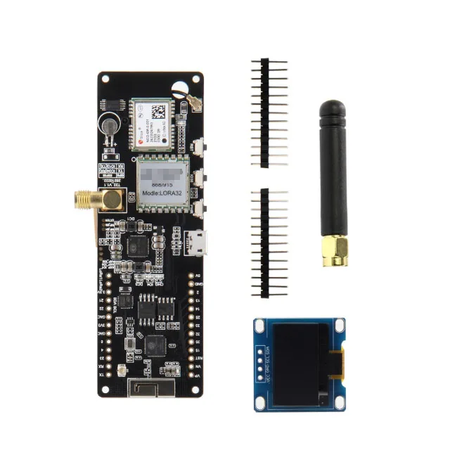 Bran new TTGO Meshtastic ESP32 LoRa Development Board 433MHz 868MHz 915MHz 923MHz WiFi Blue-tooth GPS OLED Display T-Beam V1.1