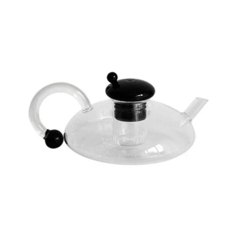Light luxury style transparent glass rat tail tea coffee pot electric ceramic stove heating boiling water teapot high