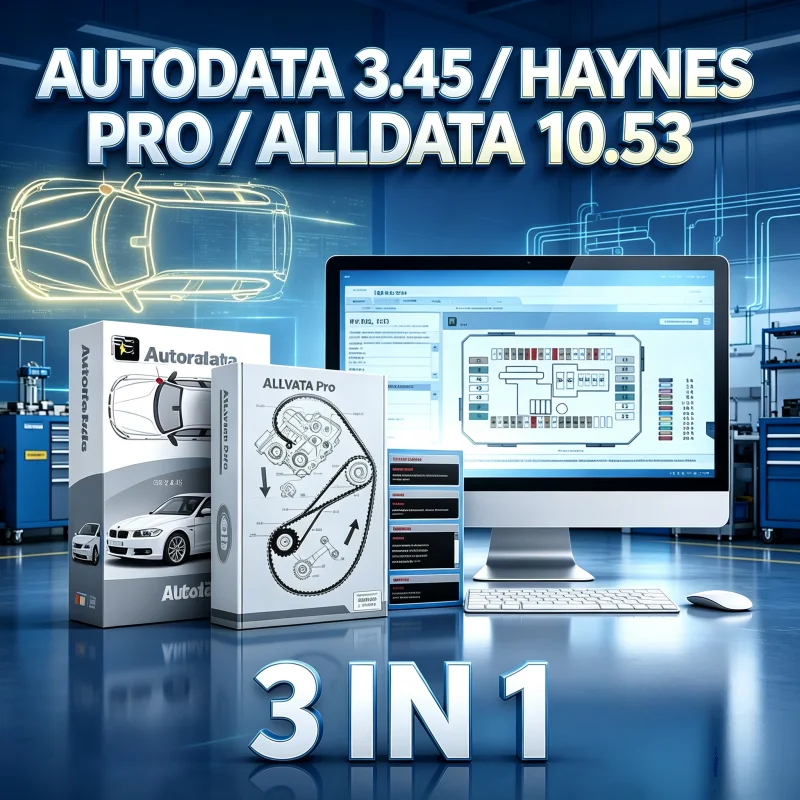 Autodata 3.45 Haynes provivid2018  Alldata 10.53 Auto Repair Software Tech Support for Cars and car with 640GB HDD video