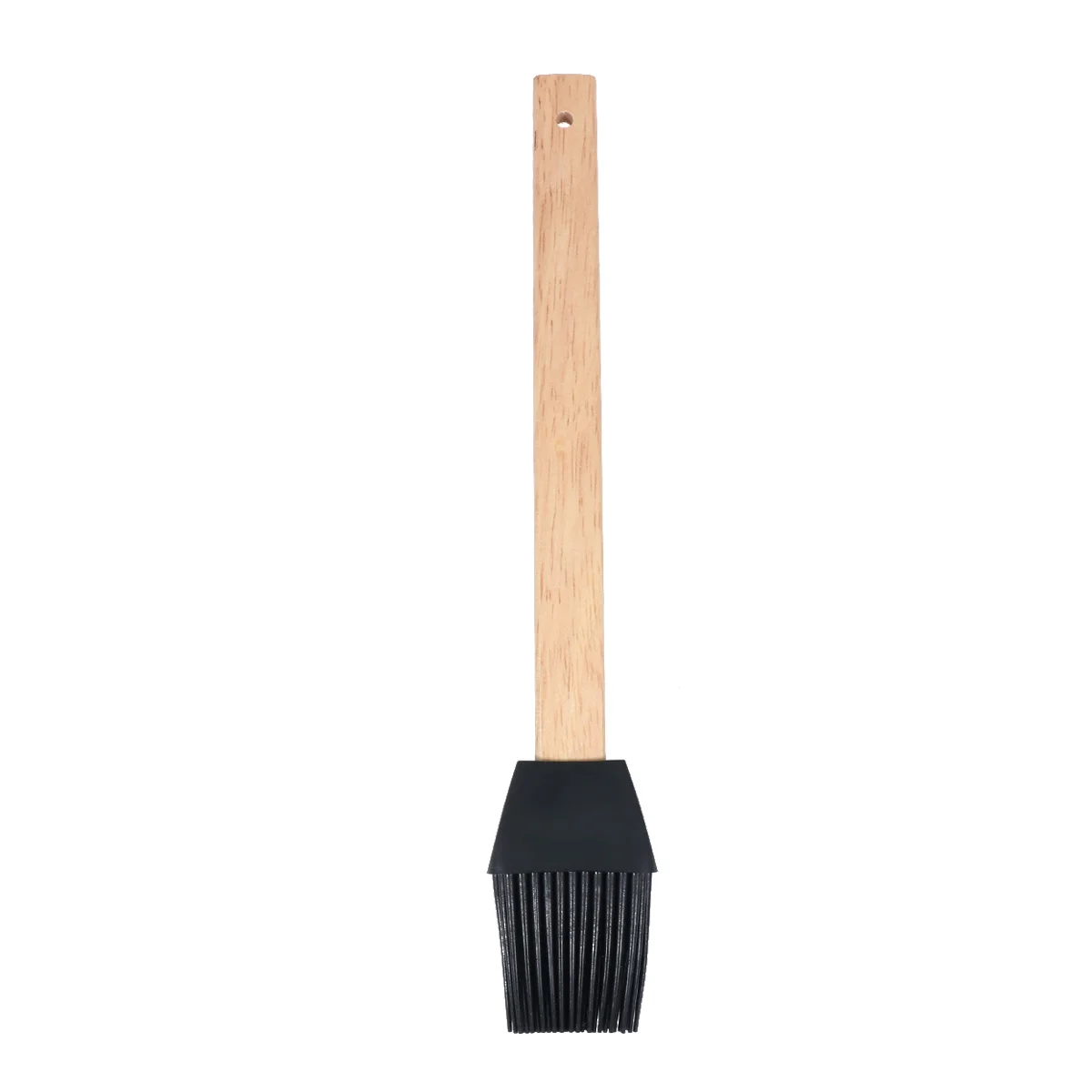 

1PC Food Grade Heat Resistant Barbecue Silicone Basting Oil Brush Kitchen Baking Utensil (Black)