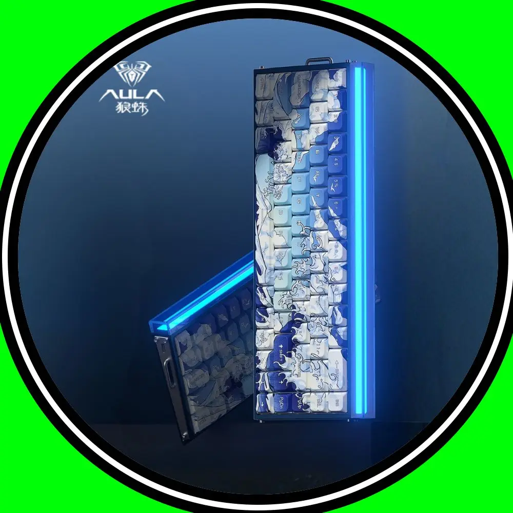 

AULA HERO68 Mini Short Magnetic Keyboard All Aluminum Wired RGB Hot Swap Esports Gaming Mechanical Keyboard Computer Accessories