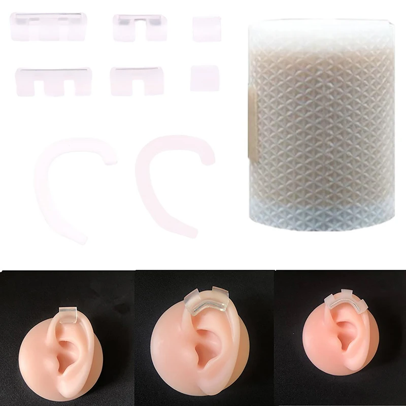 Baby Ear Corrector Cuttable Breathable Infant Toddler Auricle Valgus Silicone Correction Patch With Ear Support Patches