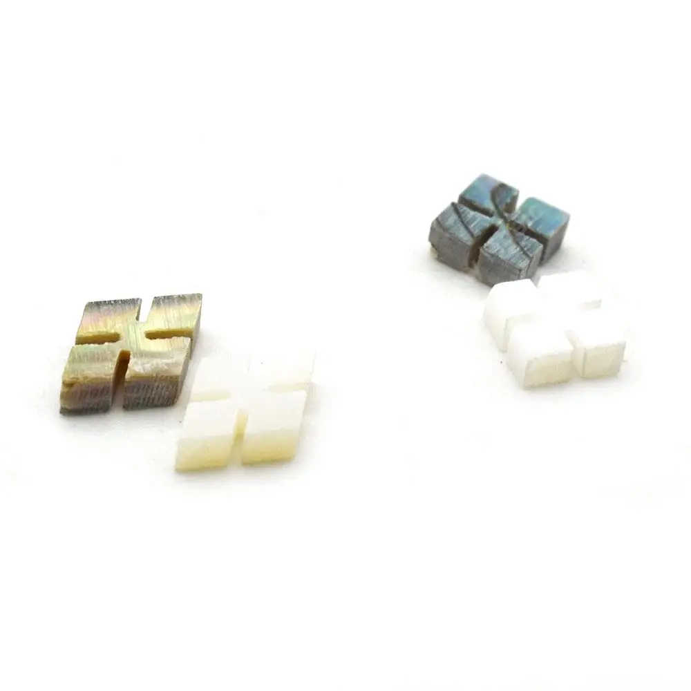 20 Chiếc Kim Cương 5*5/5*9Mm Acoustic Guitar Ván Trượt Ngón Tay Chấm Bào Ngư Mẹ Của Vỏ Fretboard Chấm Ốp Hoa dùng Cho Đàn Guitar Cổ