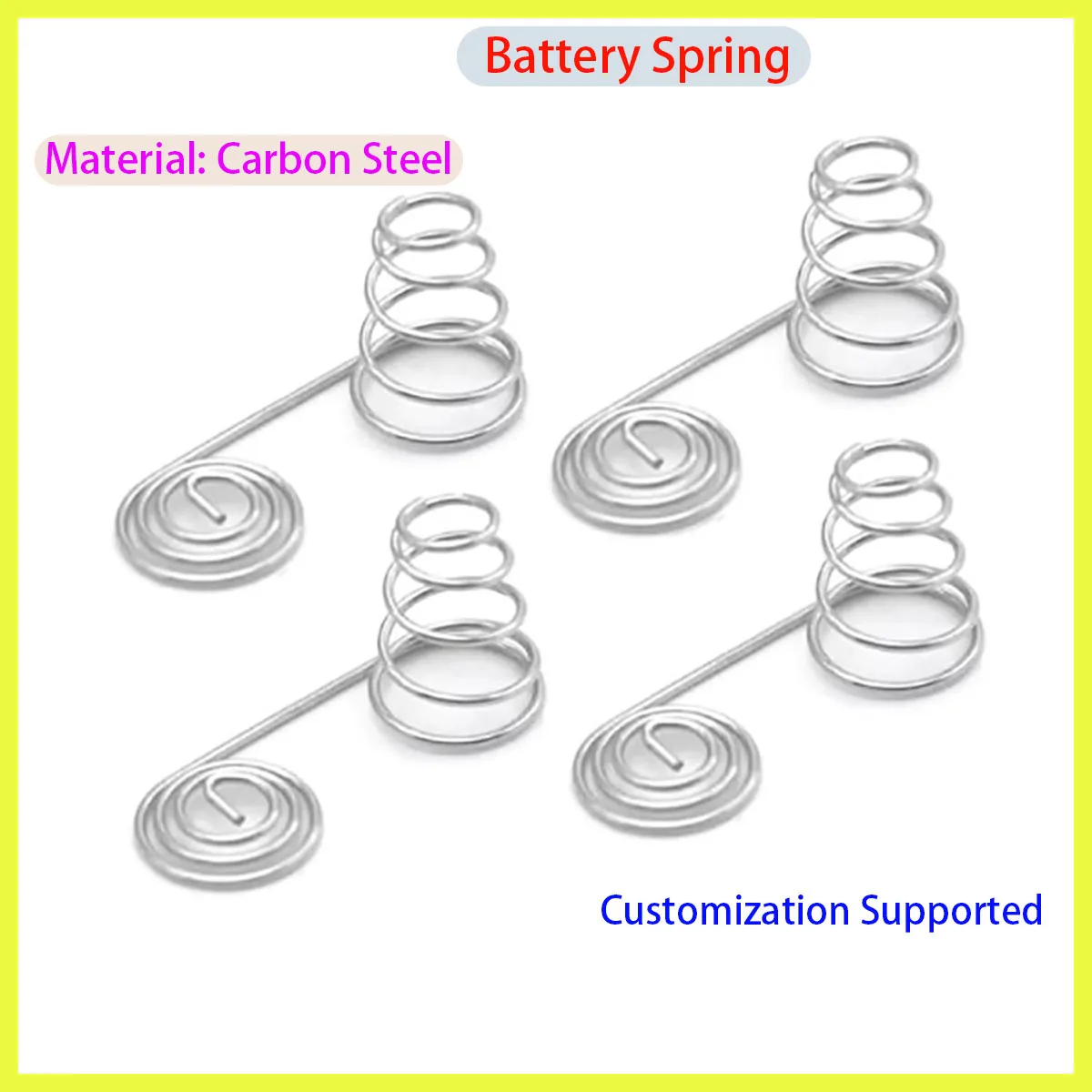 

AA Battery Negative and Positive Coil Spring Contact Plate Accessories