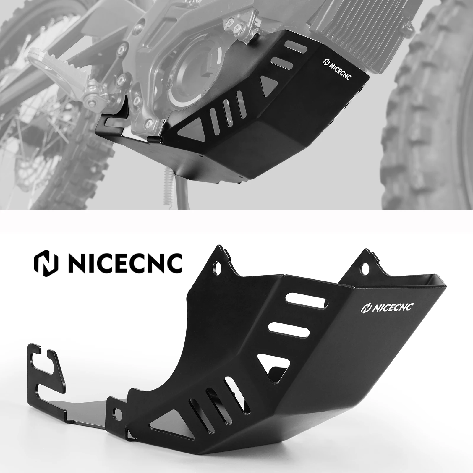 

NiceCNC Engine Chassis Guard Protector Cover Skid Plate For Surron light bee X S L1E Segway X160 X260 Sur-ron Sur ron Bike Parts