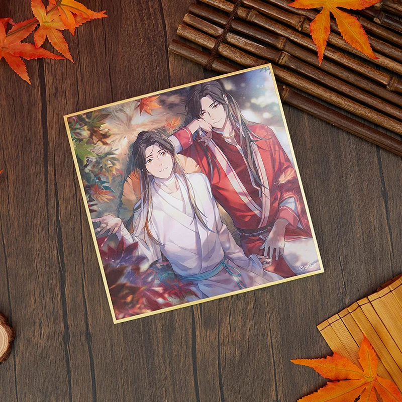 Tian Guan Ci Fu Official Original Hua Cheng Xie Lian Irogami Colored Paper shikishi official thoughtful cosplay image 3