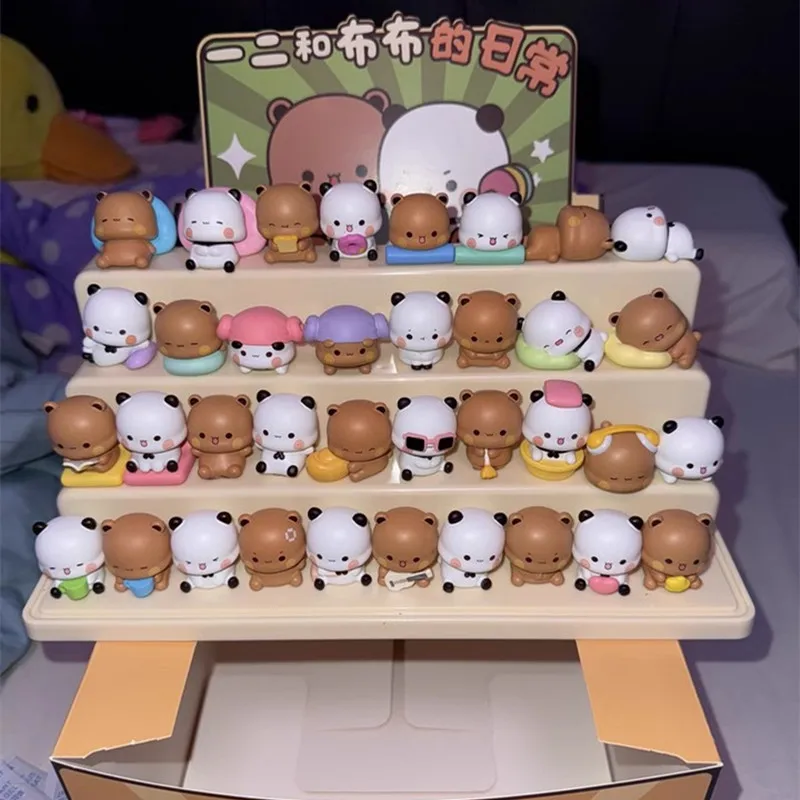 

Bubu And Dudu Daily Blind Box Doll Panda Cute Cartoon Panda Bear Doll Kawaii Toy Ornaments Room Decor Children Gifts For Kids