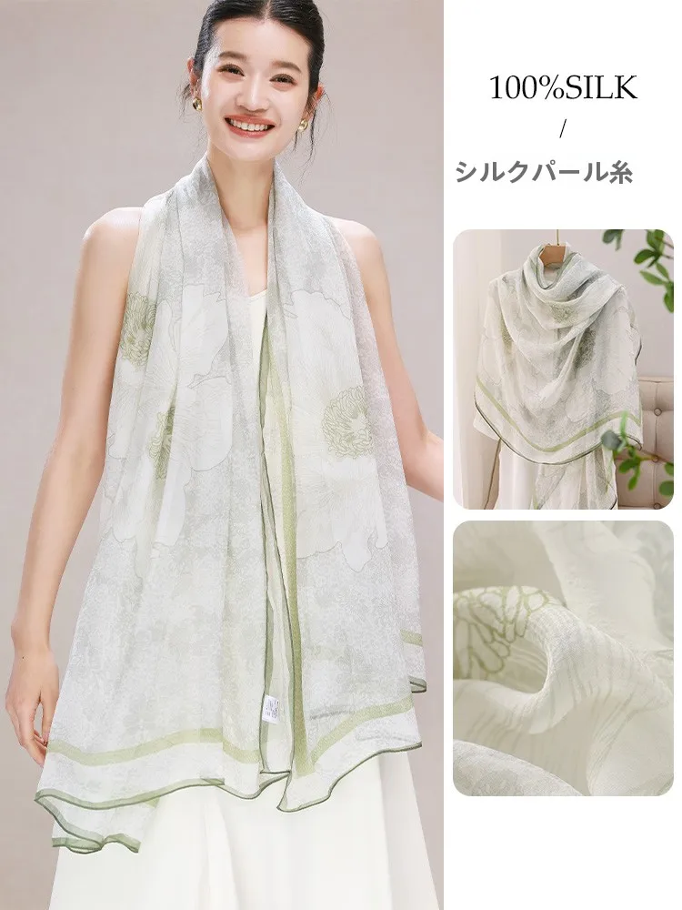 Echarpe-en-soie-perlee-haut-de-gamme-pour-femme-fine-et-elegante-nouvelle-collection-automne-echarpe-multifonctionnelle-a-motif-floral-pour-maman