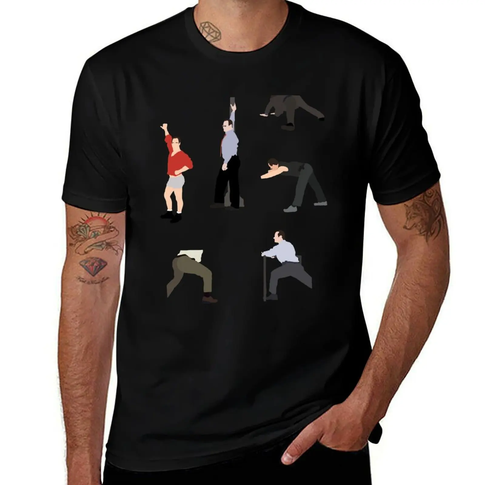 literally just elliot stabler’s ass (STICKER PACK) T-Shirt Basic Simple Design Short Sleeve Shirt T-Shirt