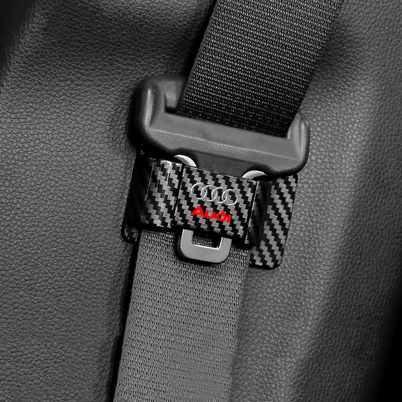 Car Safety Belt Limit Fixed Buckle Spacing Adjust SeatBelt Non-slip Buckle For Audi RS A1 A3 A4 B7 B8 A5 A6 A7 A8 Q3 Q5 Q7 Q8 TT view 3