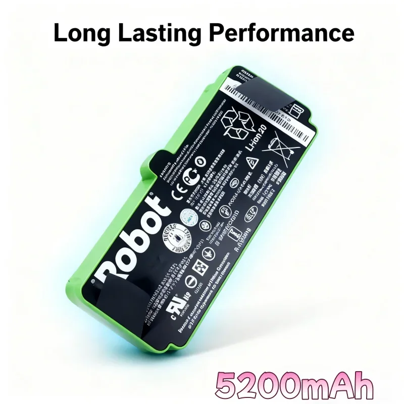 

14.4V 5600mAh High Capacity Battery for iRobot Roomba 700 800 Series 500 Series, Compatible with Roomba 780 Vacuum Cleaner