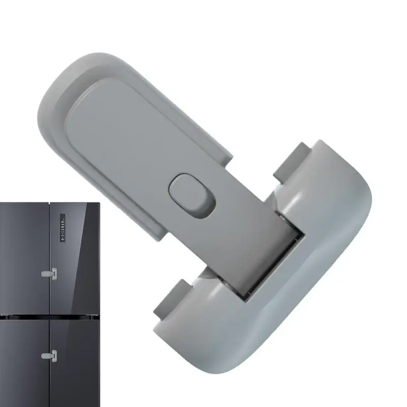 Fridge Lock Secure Freezer Door Latches With Strong Adhesive Child Proof Fridge Lock Refrigerator Locks for Adults Pets Children