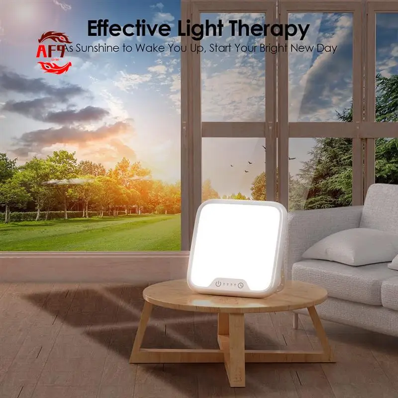 

AF90-SAD Light Therapy Lamp Full Spectrum Bionic Solar Seasonal Depression Simulated Sunrise And Sunset Energy Lamp EU PLUG