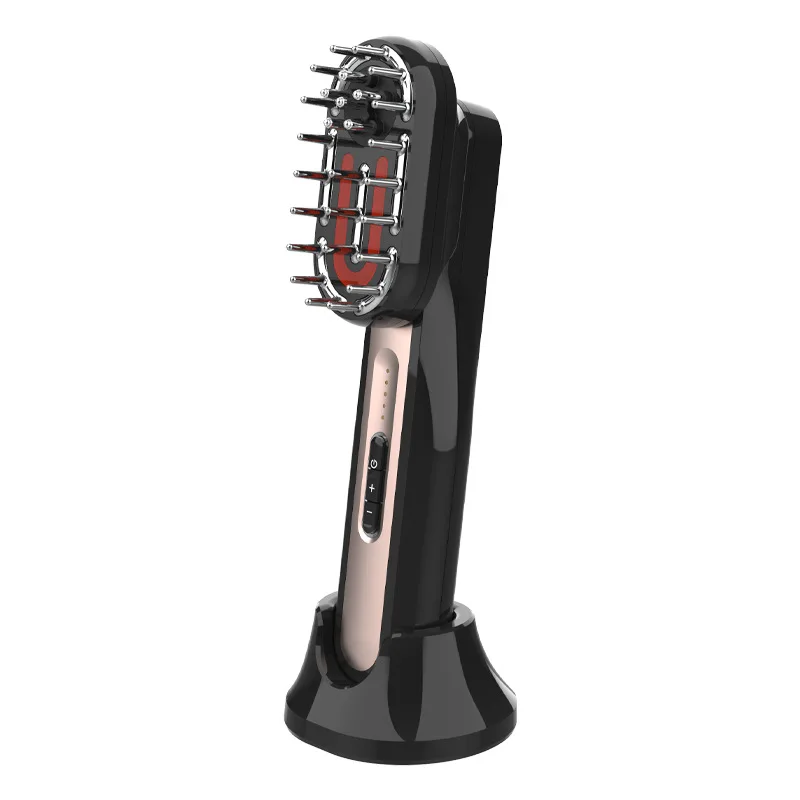 

Electric massage comb EMS micro-current scalp, multi-functional red and blue light massage