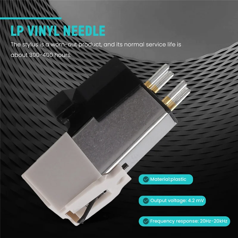 AT3600L المغناطيسي ستايلس LP مشغل تسجيلات من الفينيل إبرة ل القرص الدوار الفونوغراف Platenspeler السجلات لاعب 2 قطعة