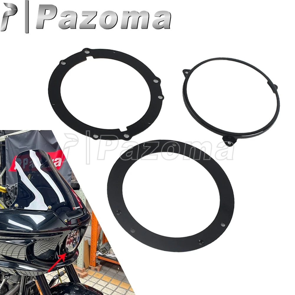 

5.75inch Headlight Bracket Ring Motorcycle Head Light Support Holder Mount For Harley Softail Low Rider ST FXLRST FXRST Paozoma