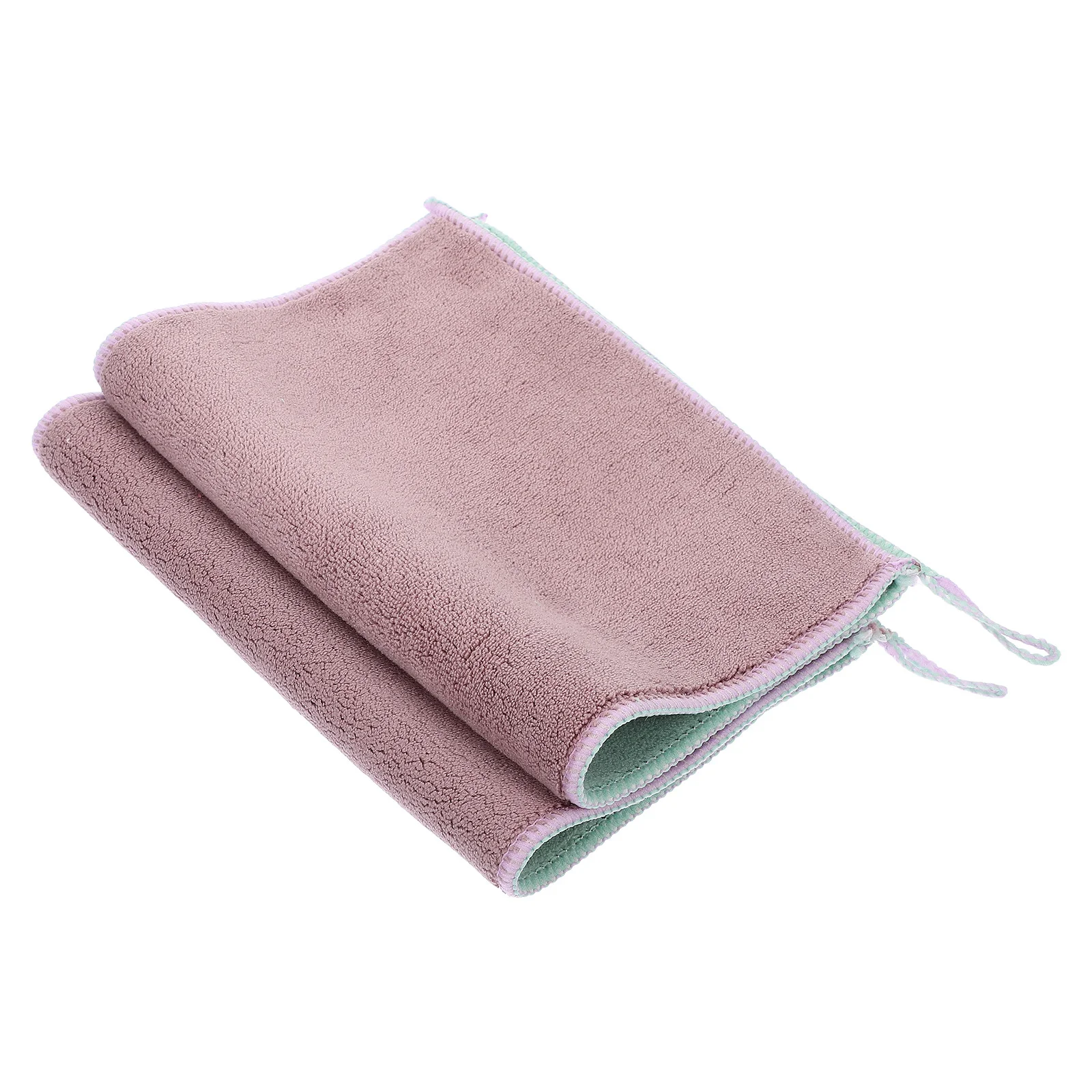 

2Pcs Soft Water Absorbent Dishwashing Rag Kitchen Cleaning Cloth Multi-Use Dish Towels Dishwashing Rag Hand Towels