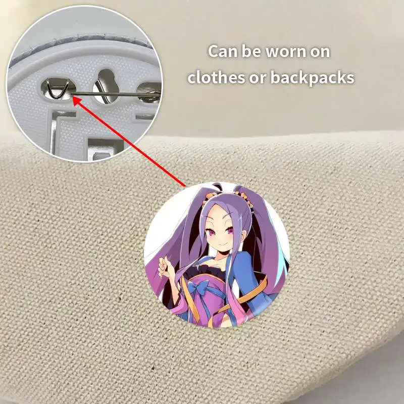 Fuyajou no Assassin FGO Game أنيمي شخصية شارة بروش مرساة الأجهزة الطرفية دبوس صفيح قبعة قلادة اكسسوارات التلميذ