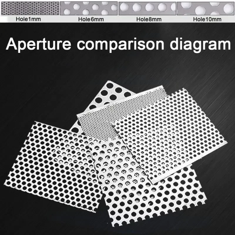 Stainles Steel Square/Circular Perforated Shower Drain Cover Hair Catcher Grate with Anti-Slip Trellis Guard for Bathroom Floor