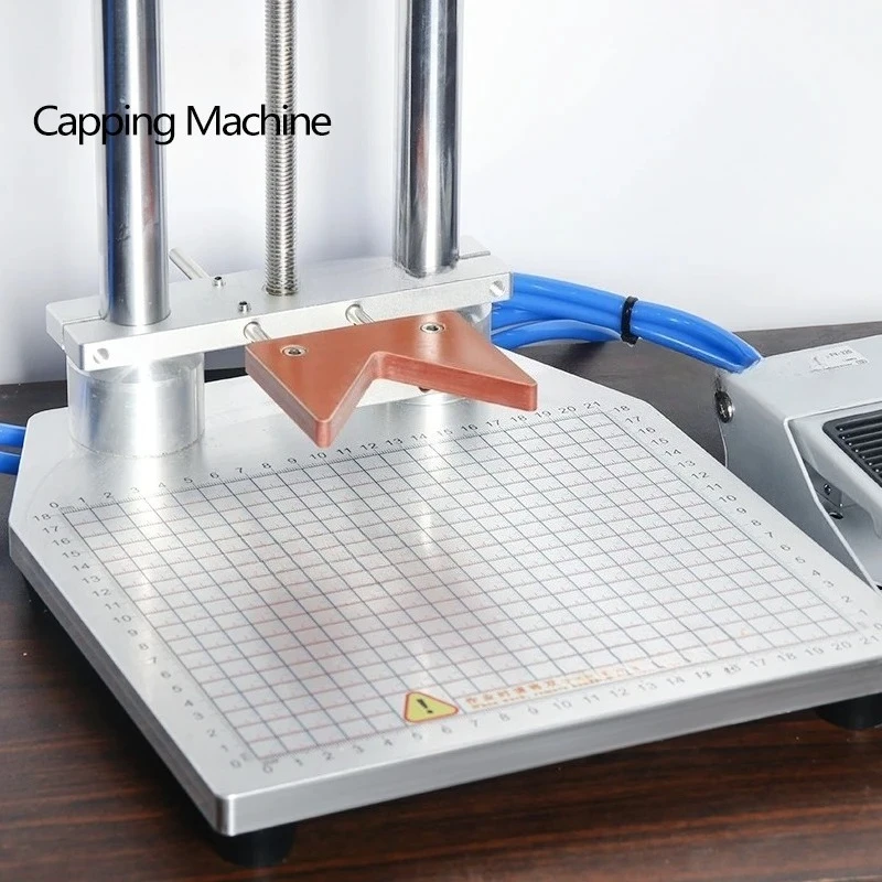 ZS-XG70ZC Pneumatic Jar Whisky Wine Plastic Glass Bottle Cap Cork Pressing Capping Machine