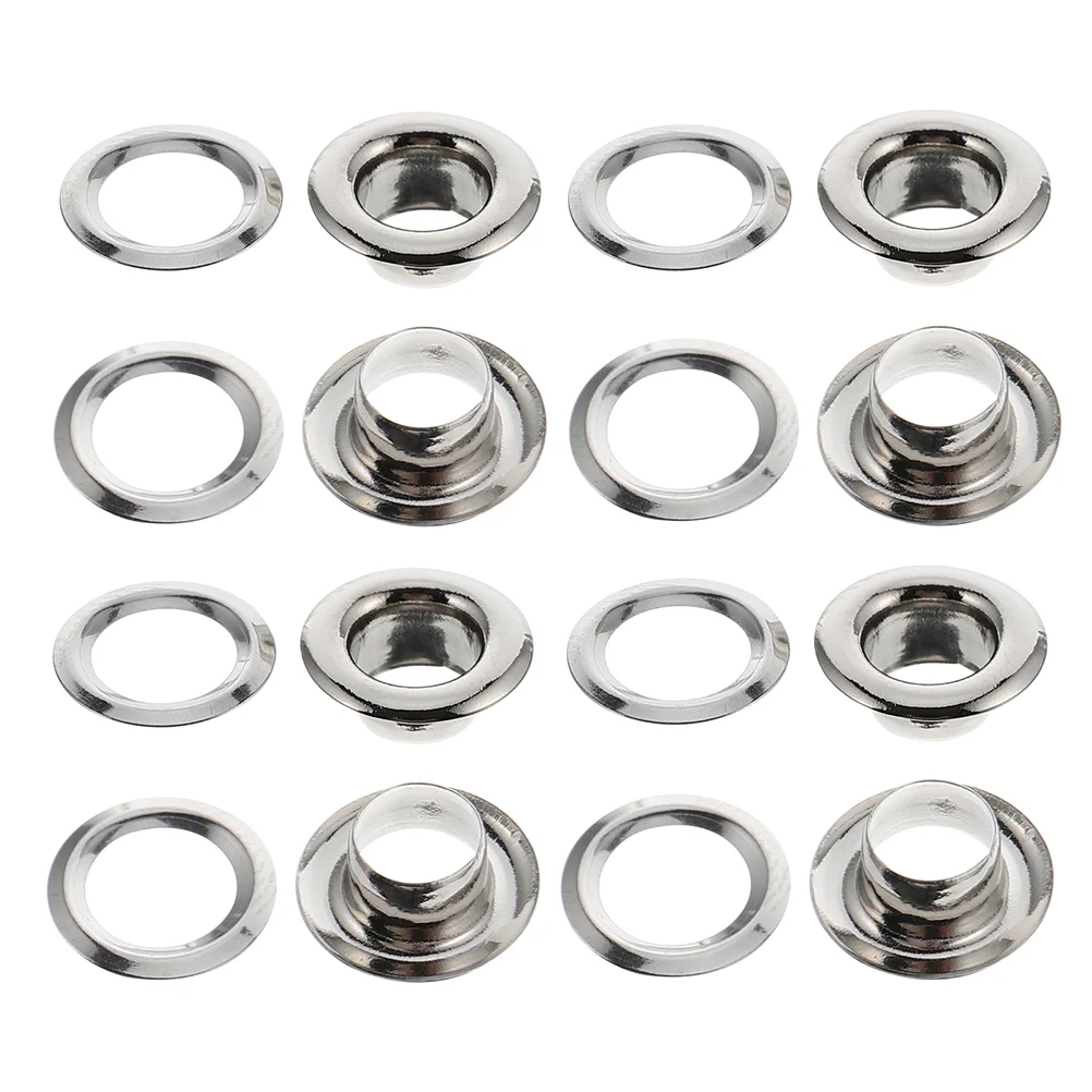 

100 Pcs Curtain Buttonhole Grommet Lip Tint Rings Tarps Window Grommets Brass All Bronze