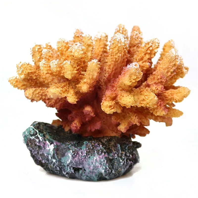 For Fish Tank Simulation Coral Landscaping Seawater Decoration Seashell Pseudoaquatic Plants Coral Reef Scenery