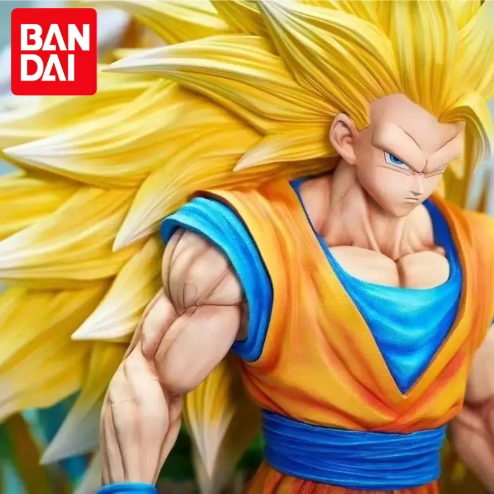 

Dragon Ball Infinite Super Three Bust Figure, Yellow Hair Super Three Wukong Ornament Anime Peripheral Statues, Handsome, Gifts