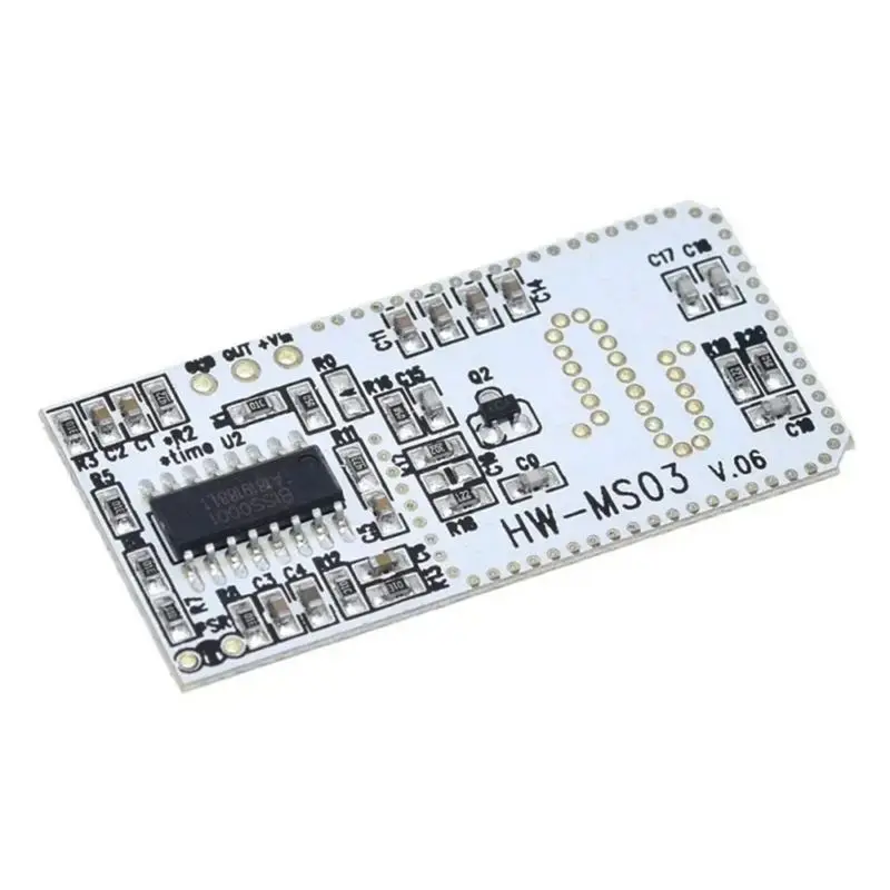 AY14 -High Performance Motion Sensor HW-MS03 2.4Ghz To 5.8Ghz Microwave Radar Human Body Induction PIR Switch Module For Diy