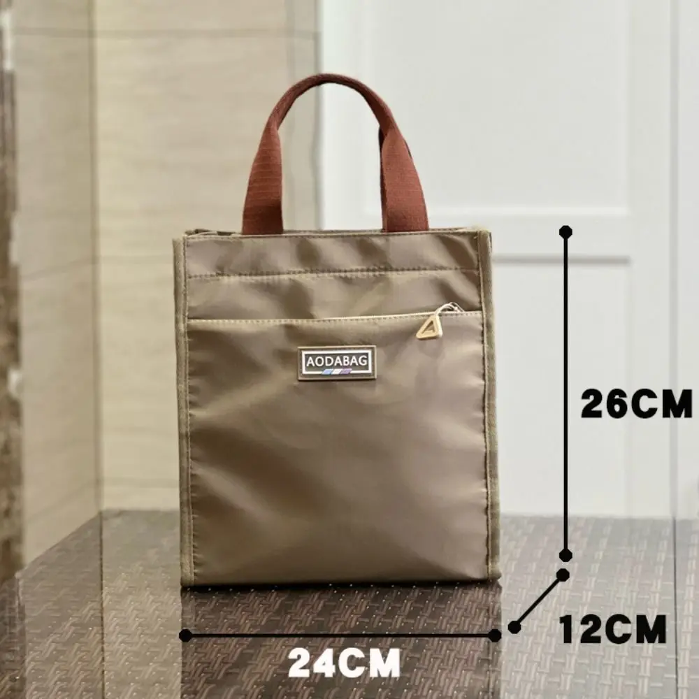 Fashion Cooler Lunch Box Portable Insulated Canvas Lunch Bag Thermal Food Picnic Tote Cooler Bag Lunch Bags For Women kids