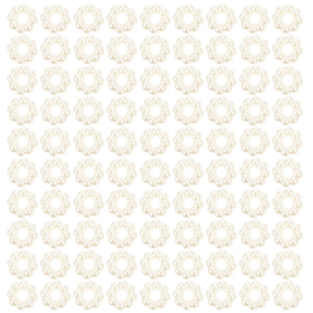 

500 Pcs DIY Earring Material Jewelry Accessories Bracelet Artificial Pearl Charms Dangle Beads Abs Chain Findings