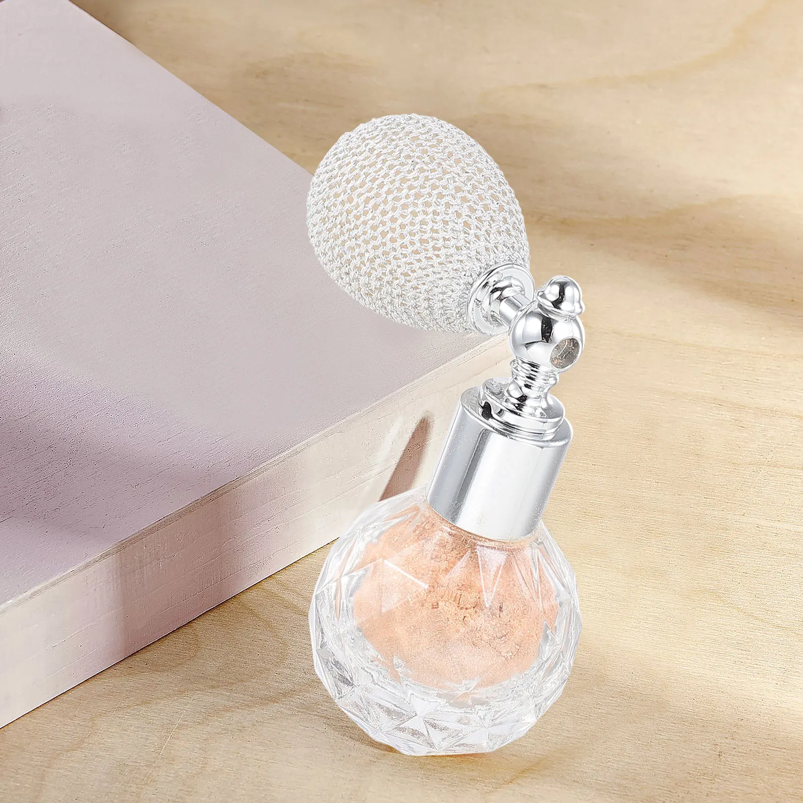 

1pc Body Glitter Powder Highlighter Sprayer Bottle Makeup Sequins Sparkling Perfume Bottle For Face Neck Hair Body