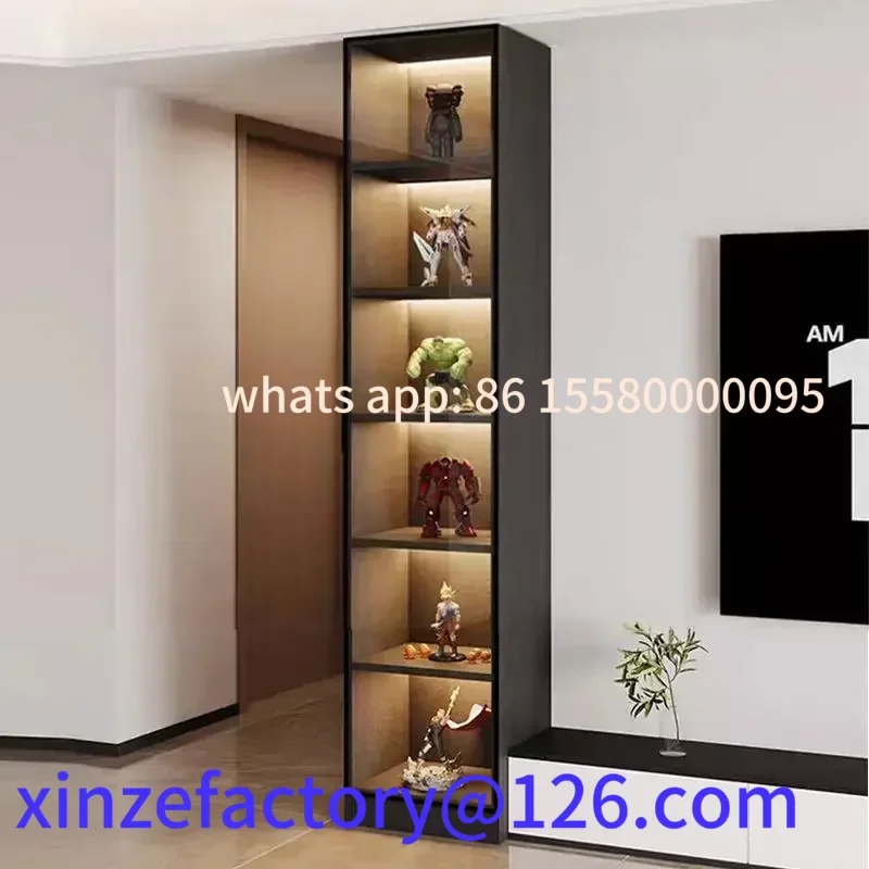 

Customizable Glass Cellar Wine Cabinets Rack Showcase Storage Wall Wine Cabinet Living Room Fridge Vitrinas