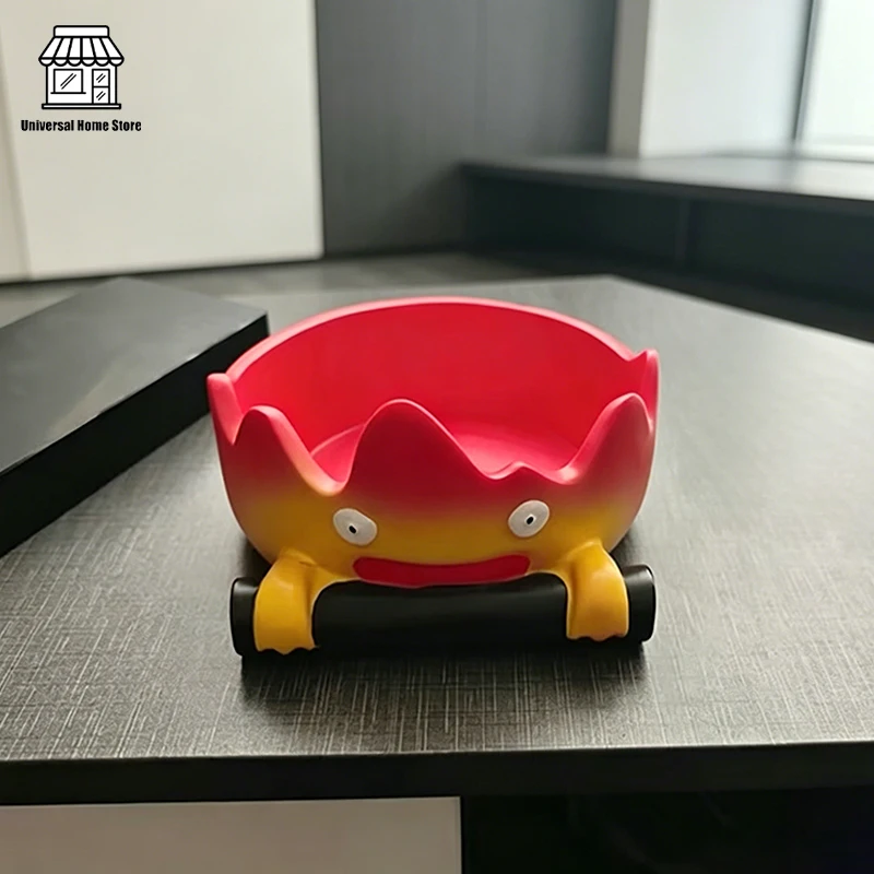 

The Creative Flame-Shaped Ashtray Is Made Of Resin And Is Suitable For Home, Office And Household Tabletop Decorations