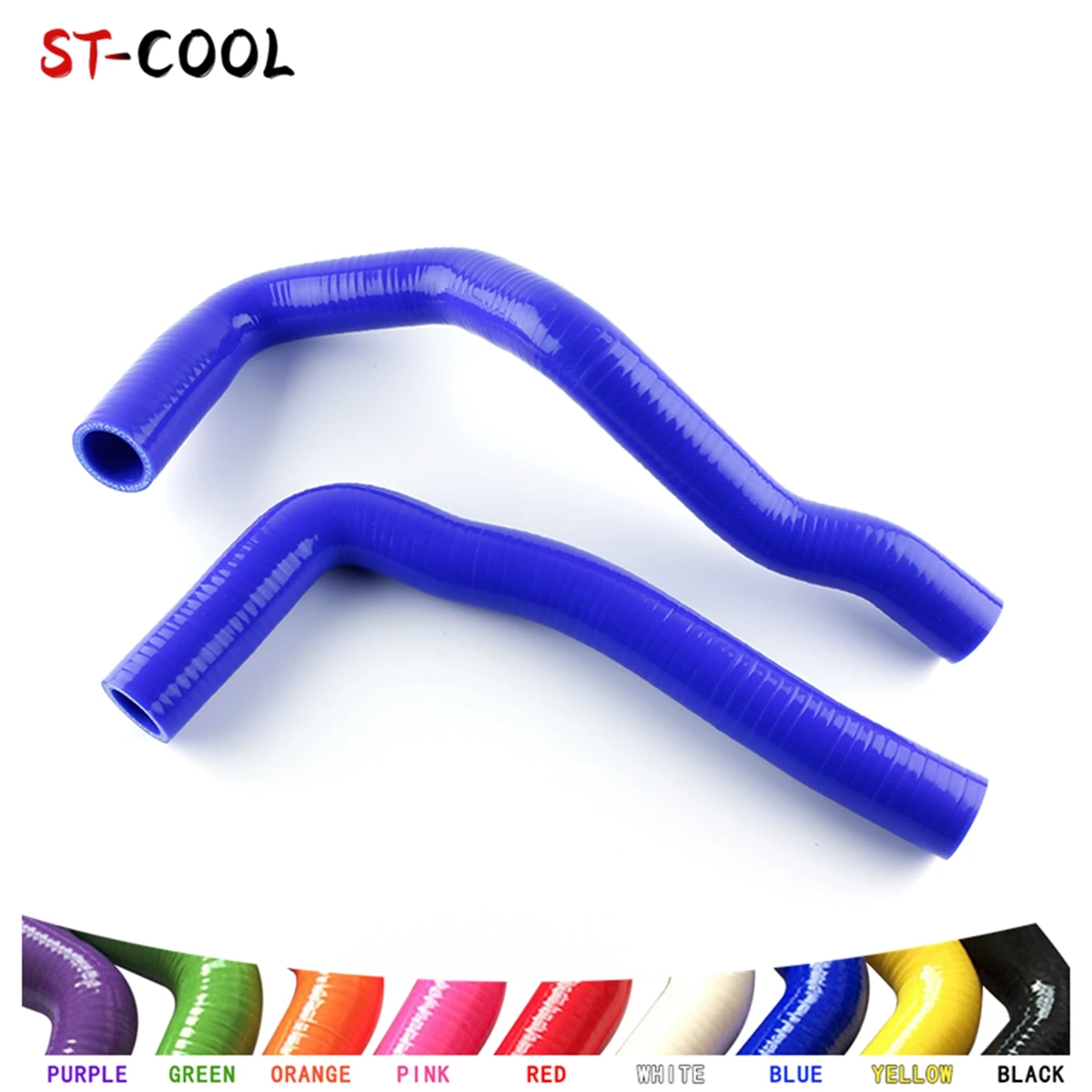 

For 1997-2002 Toyota Supra JZA80 2JZ-GTE Turbo VVTI 1998 1999 2000 2001 Radiator Coolant Hoses Kit Silicone Tubes 2Pcs 10 Colors