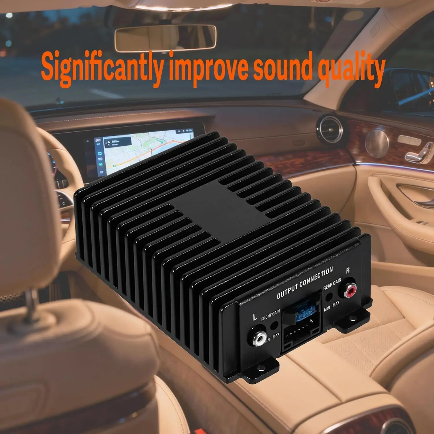 

4-канальный автомобильный DSP-усилитель полного диапазона 80 Вт x 4, специализированный усилитель мощности для Android-магнитол с большим экраном, для модификации аудиосистемы, автомобильные аксессуары