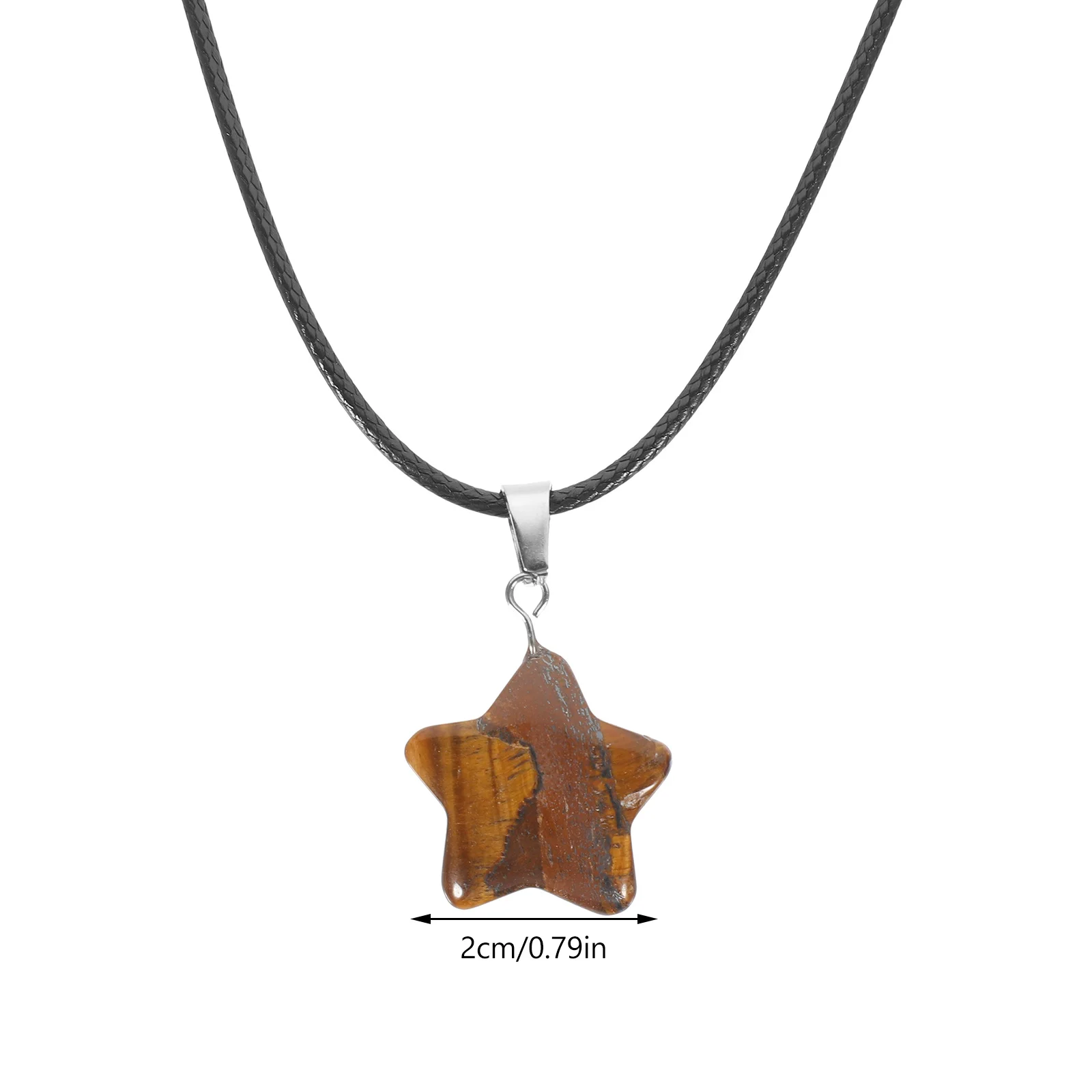 قلادة على شكل نجمة مجوهرات إبداعية فريدة من نوعها عصرية للنساء والفتيات والعرائس وقلادة على شكل نجمة هدية عيد ميلاد وحفلات الزفاف #4