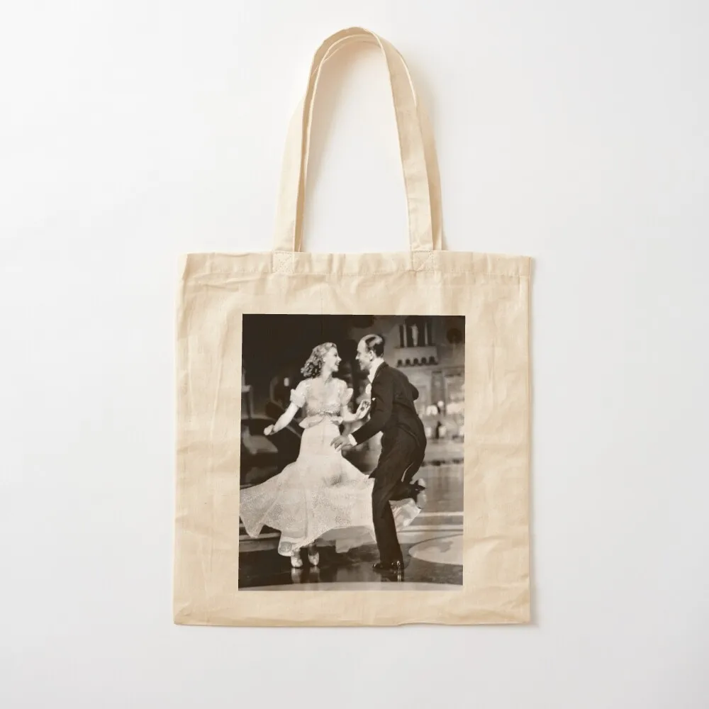 Ginger Rogers and Fred Astaire Tote Bag canvas tote bag shopping bag Canvas Tote