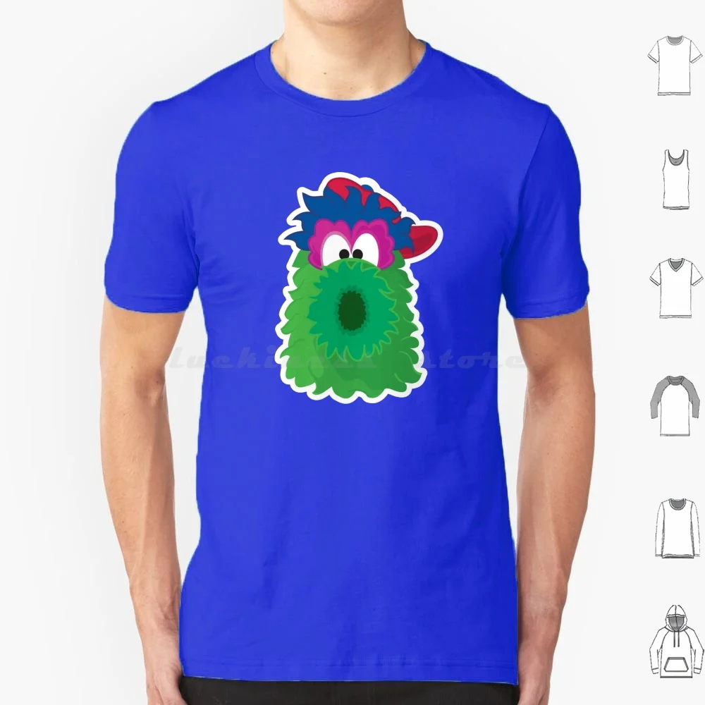 Phanatic T Shirt Big Size 100% Cotton Philadelphia Philly Phanatic Baseball