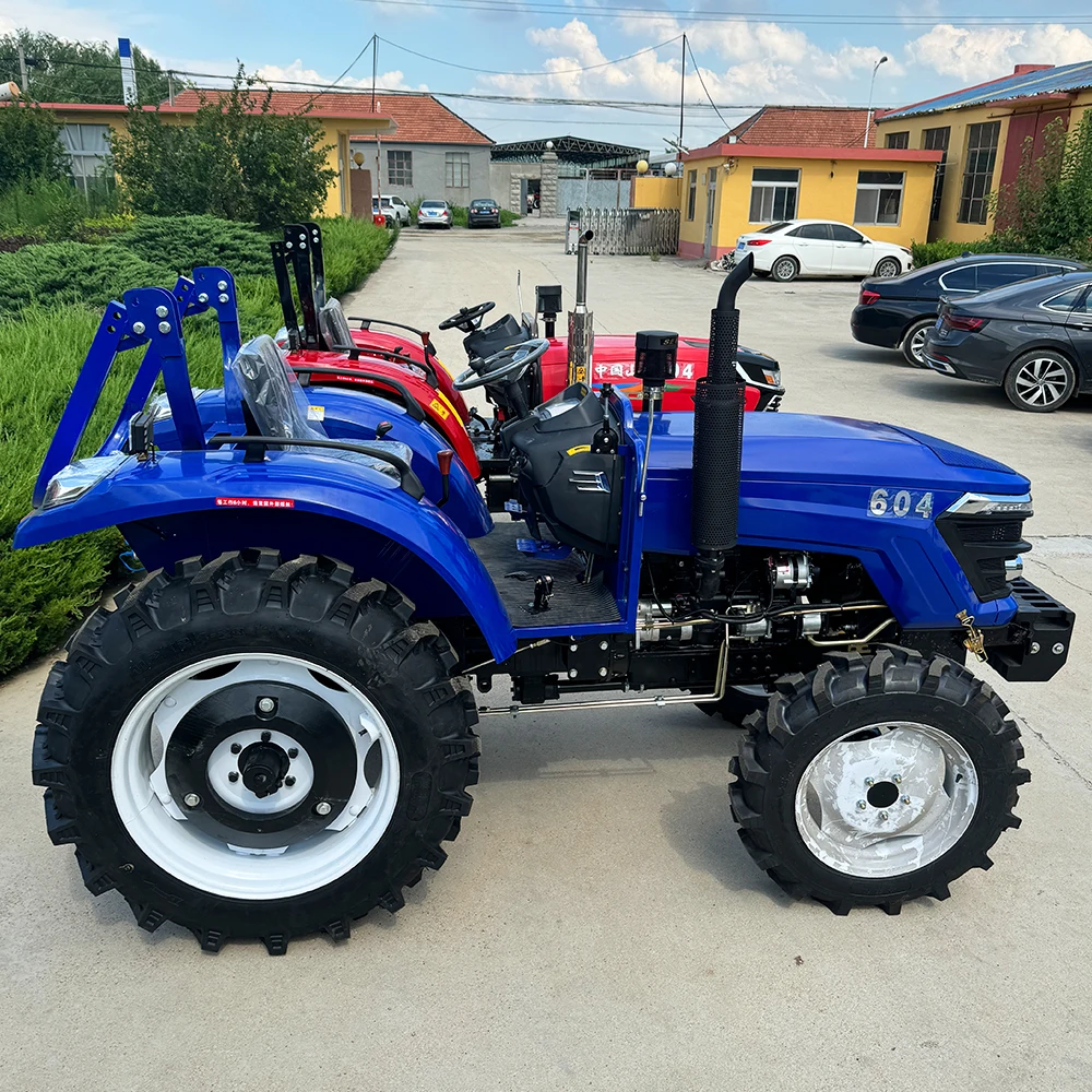 Cheap 4x4 Mini 55hp 75hp 4WD Agricola Tractor Small Compact Farm Machine with 2WD Pump Used for Garden Agriculture Sale Price