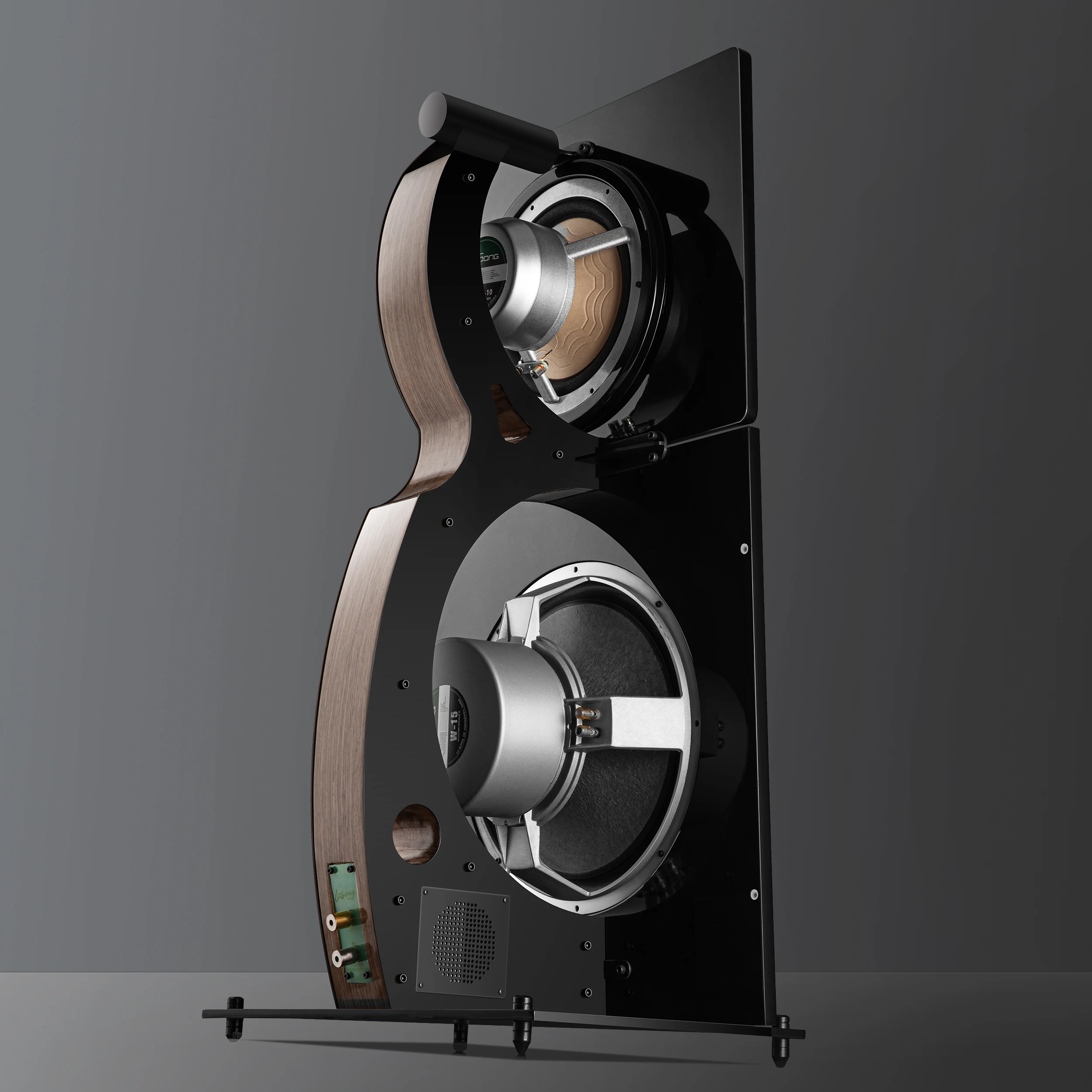 LS-18 Lii Song Extreme Sound Advanced Home Baffle Speaker 10 inch Full Range + 15 Inch Subwoofer (1 Pair)
