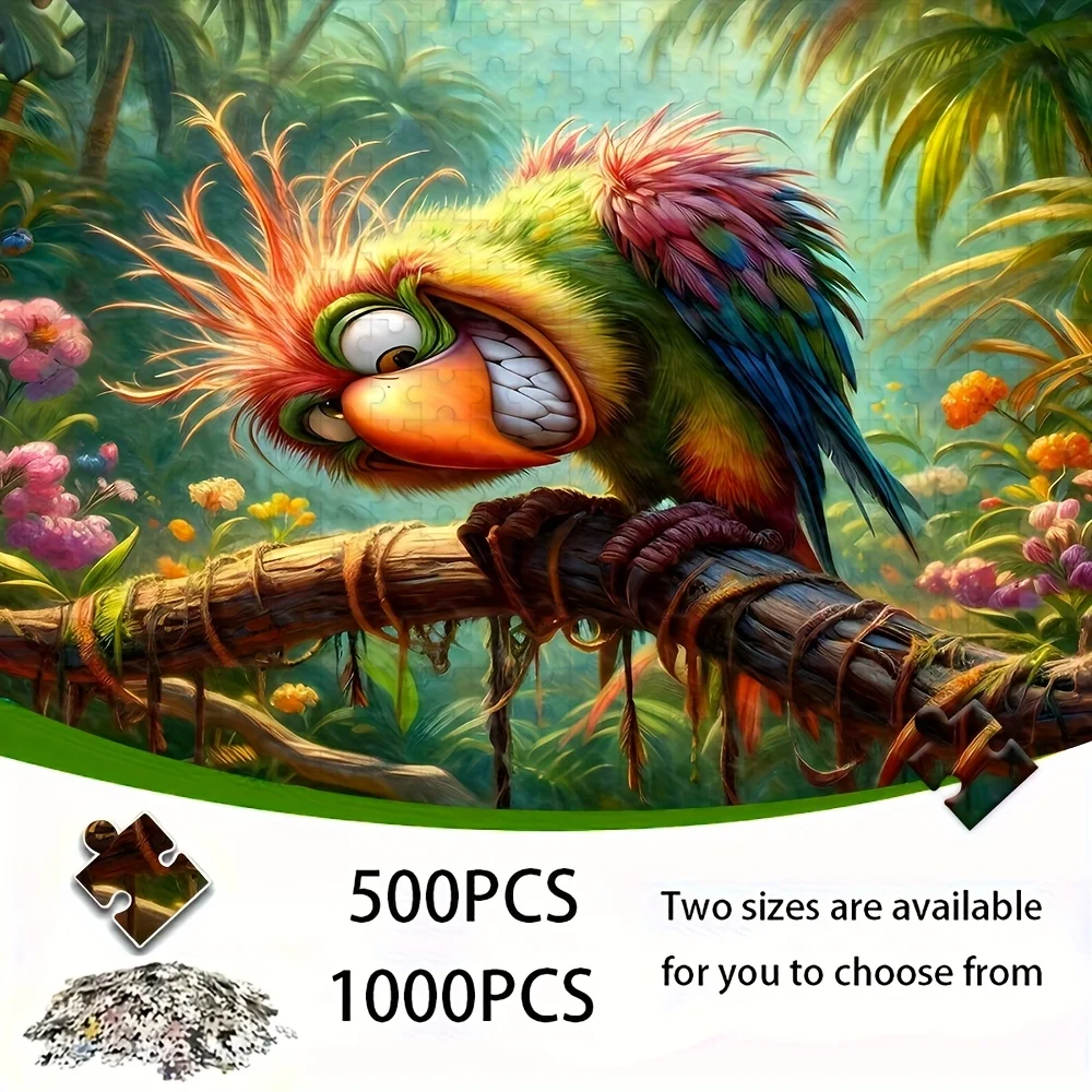 

Пазл для взрослых 500/1000 шт. | Высококачественная забавная семейная игра для снятия стресса, идеально подходит для дней рождения, Рождества, Хэллоуина и подарков.