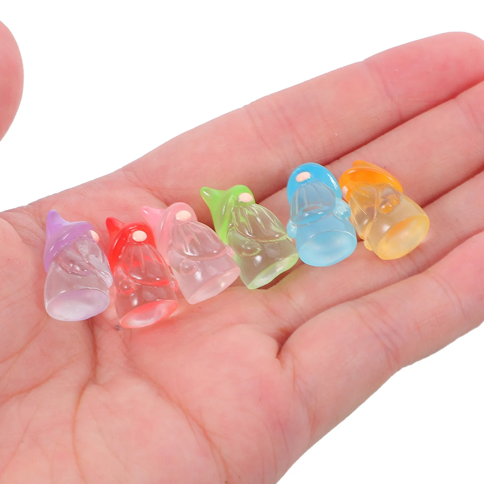 

18Pcs Miniature Garden Gnomes Resin Ornament Tiny Decorative Statues for Fairy Garden Micro Landscape DIY Home Decor Accessories