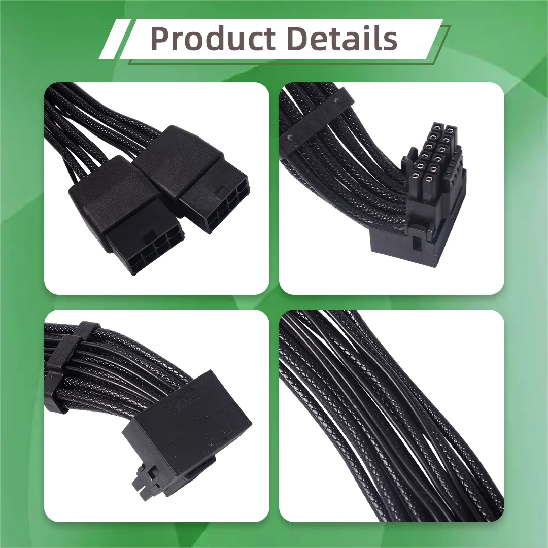 Адаптер-переходник Interface U – обзор и цена Dual 8Pin To 16Pin 12Vhpwr Cable
