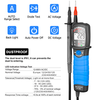 AC/DC Voltage Tester 12-690V LED/LCD Display, Continuity Test, CAT III 690V CAT IV 600V, Phase Rotation, Auto Power Off